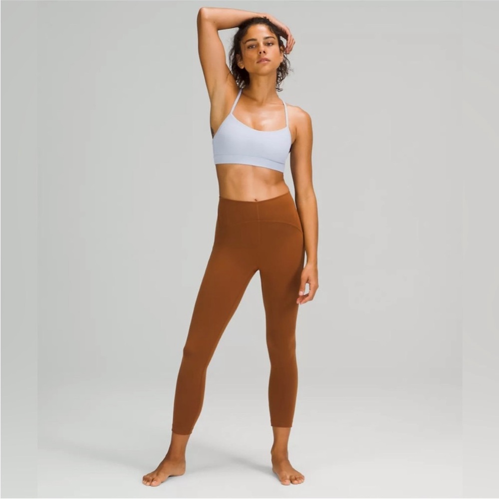 Lululemon Instill high rise 25 inch pant butternut copper brown size 4
